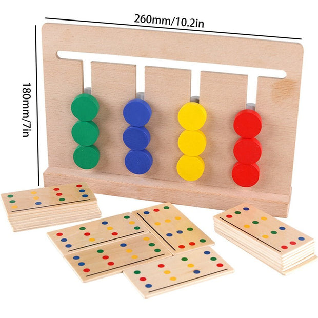 Montessori Vier - Farben - Spiel - SAFE - space