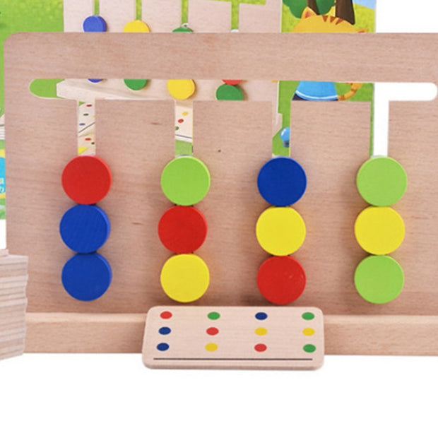 Montessori Vier - Farben - Spiel - SAFE - space